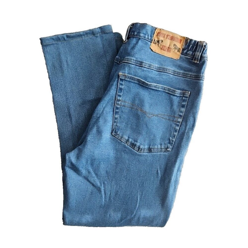 Ross Thompson Jeans Men's Size 40WX30L Light Wash Denim Pants Straight Cut - Picture 8 of 15